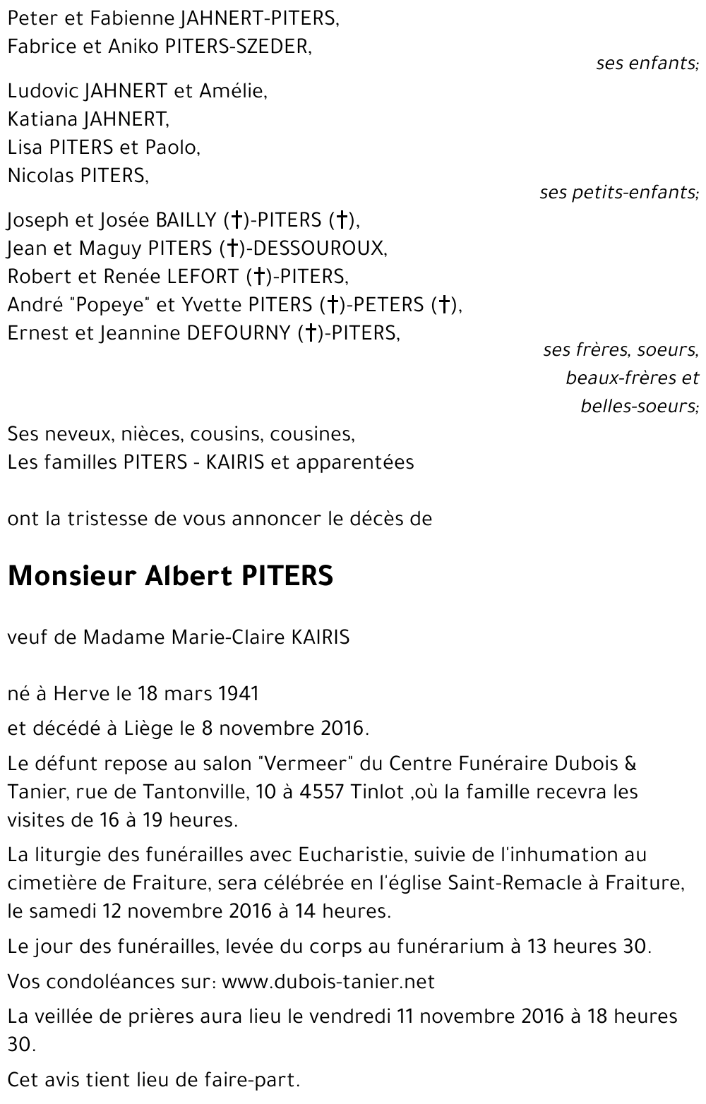 Albert PITERS