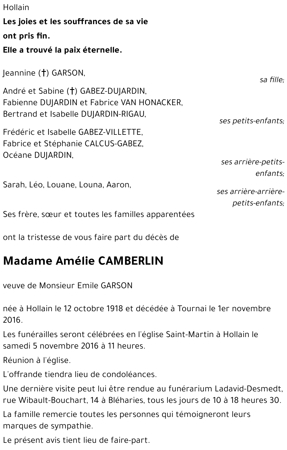 Amélie CAMBERLIN