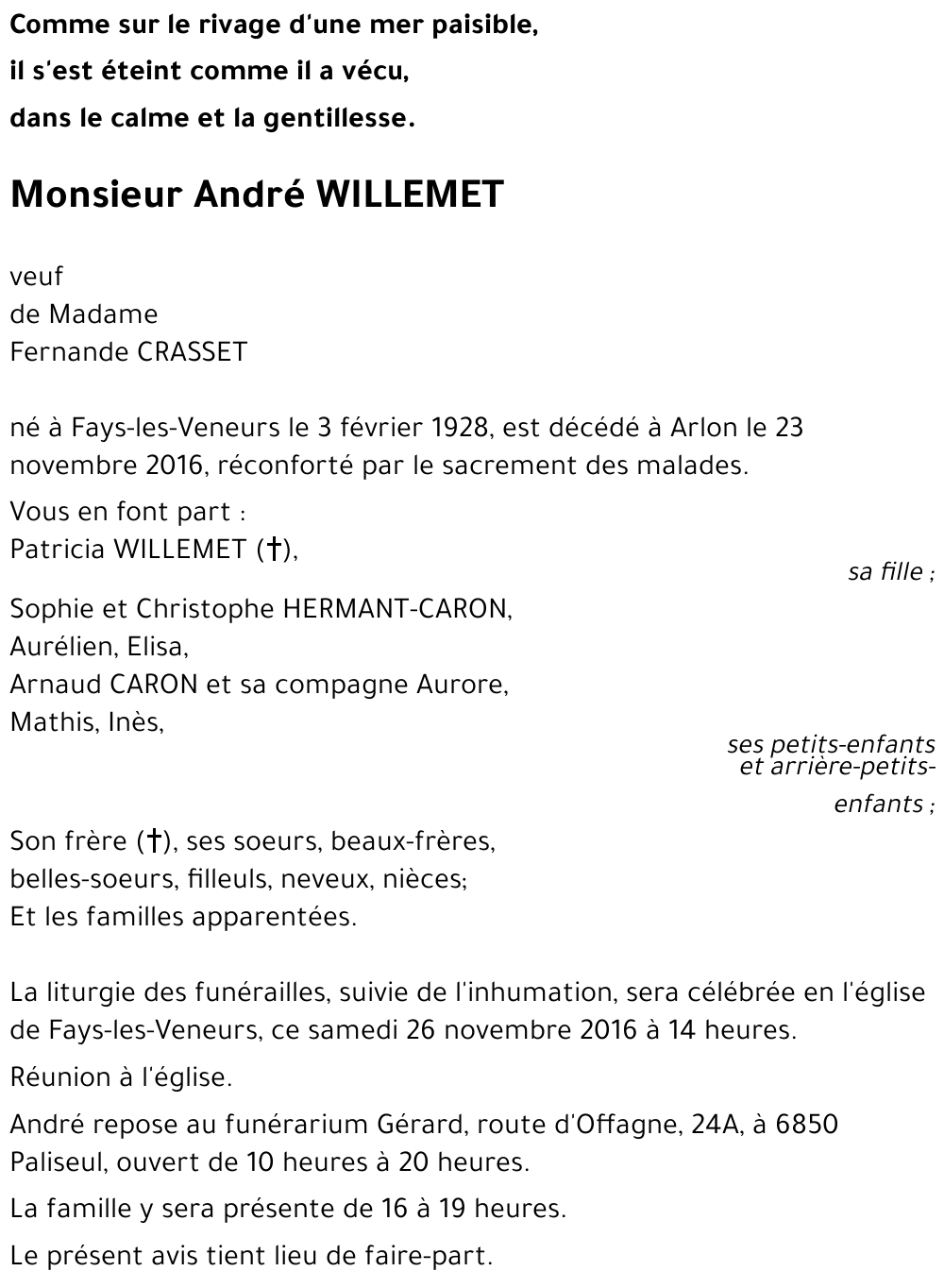 André WILLEMET