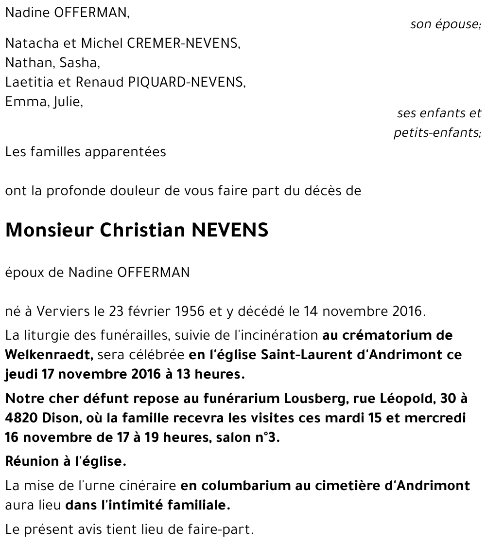 Christian NEVENS