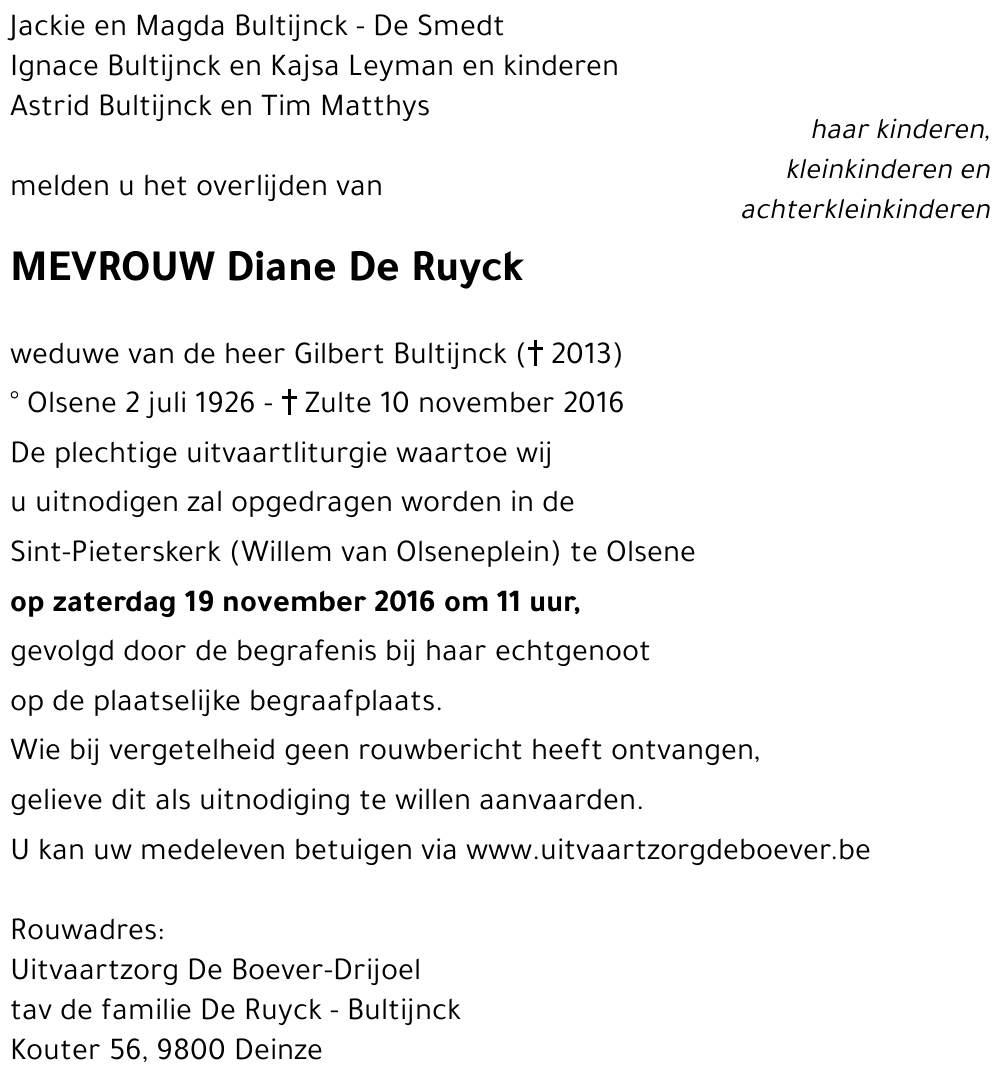 Diane De Ruyck