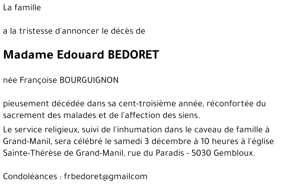 Edouard BEDORET