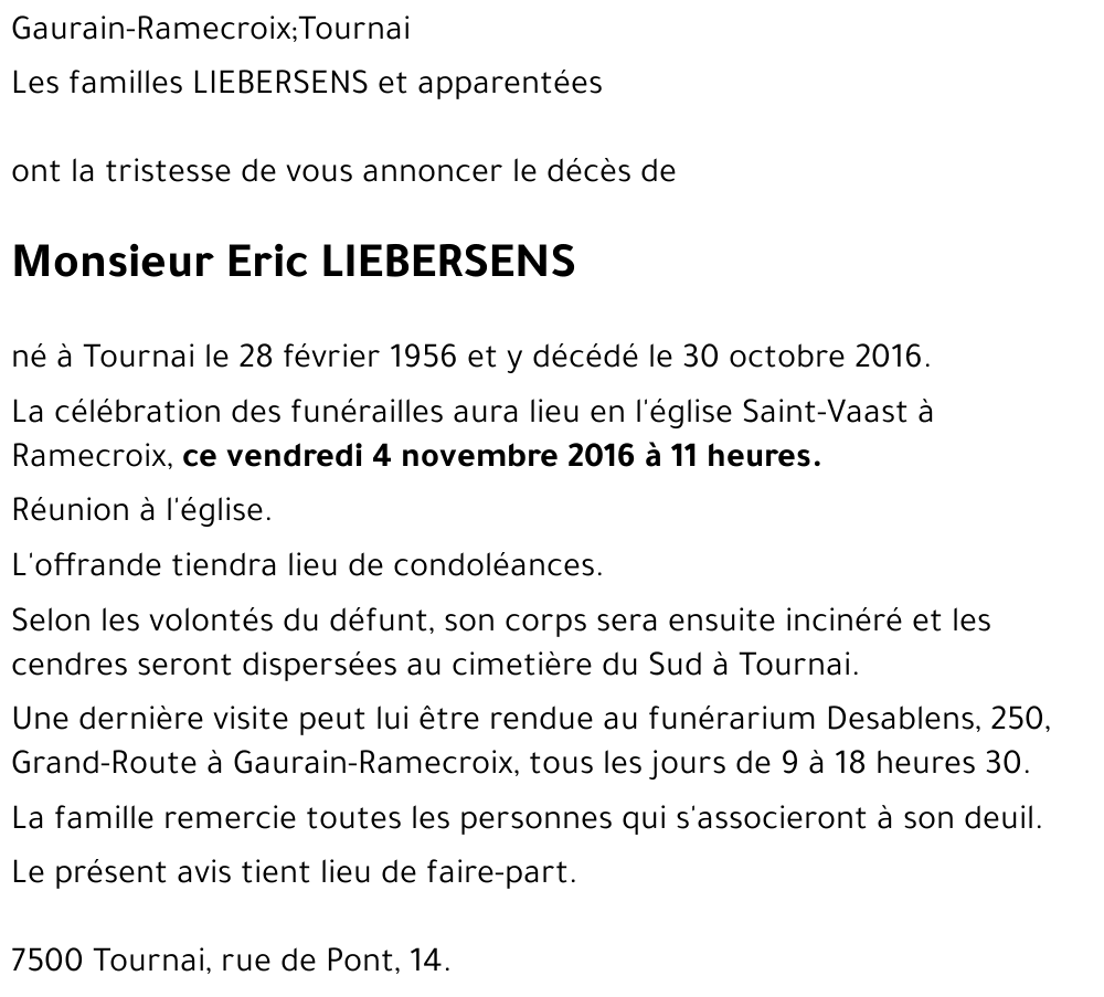 Eric LIEBERSENS