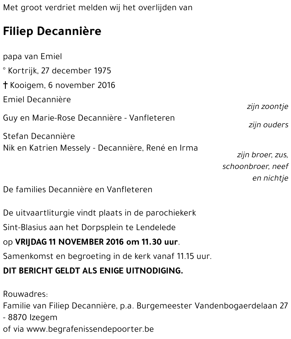 Filiep Decannière