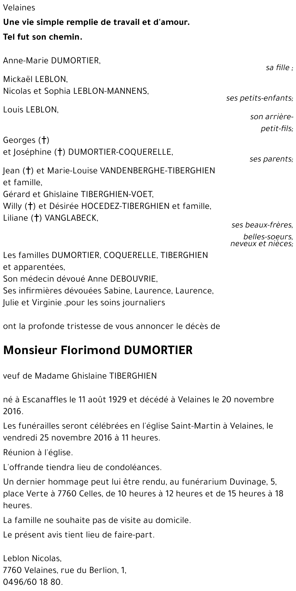 Florimond DUMORTIER