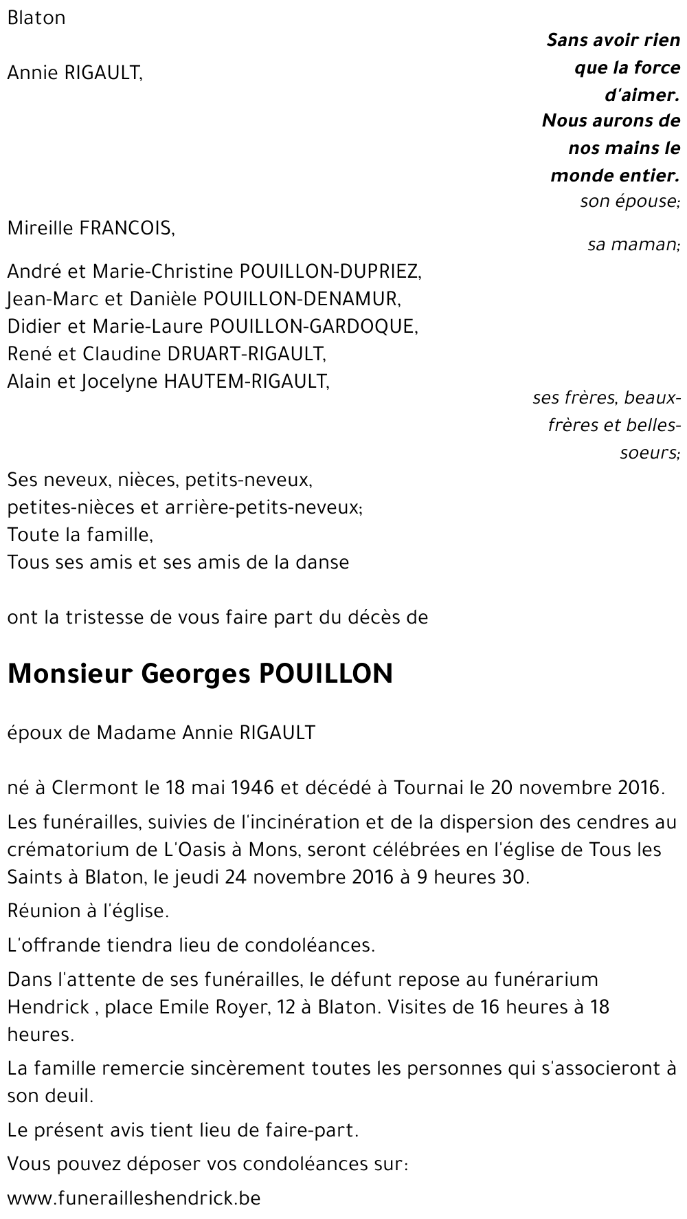 Georges POUILLON