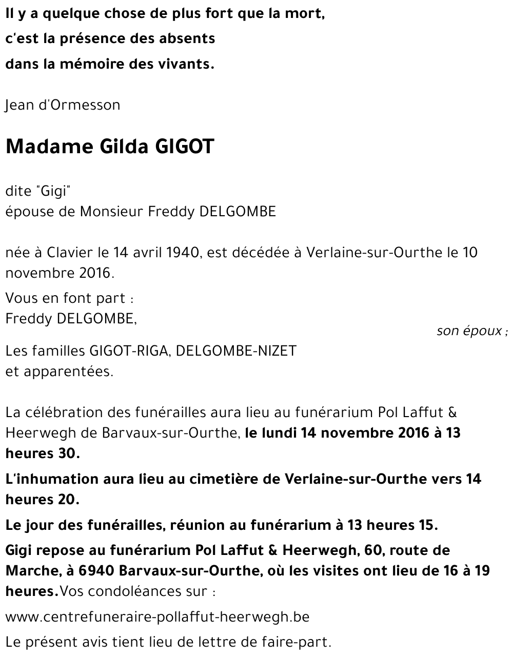 Gilda GIGOT