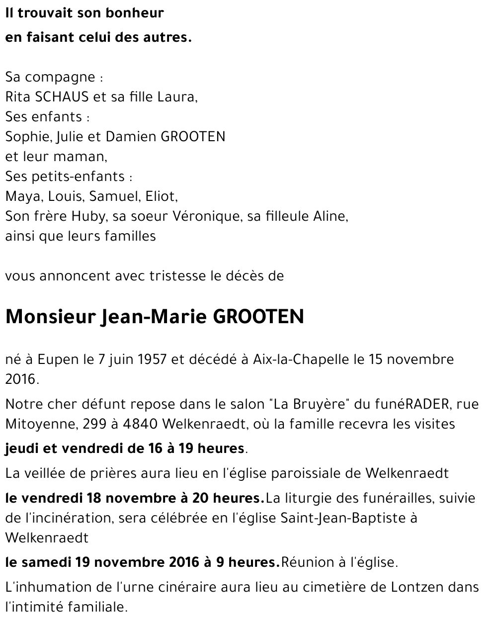 Jean-Marie GROOTEN