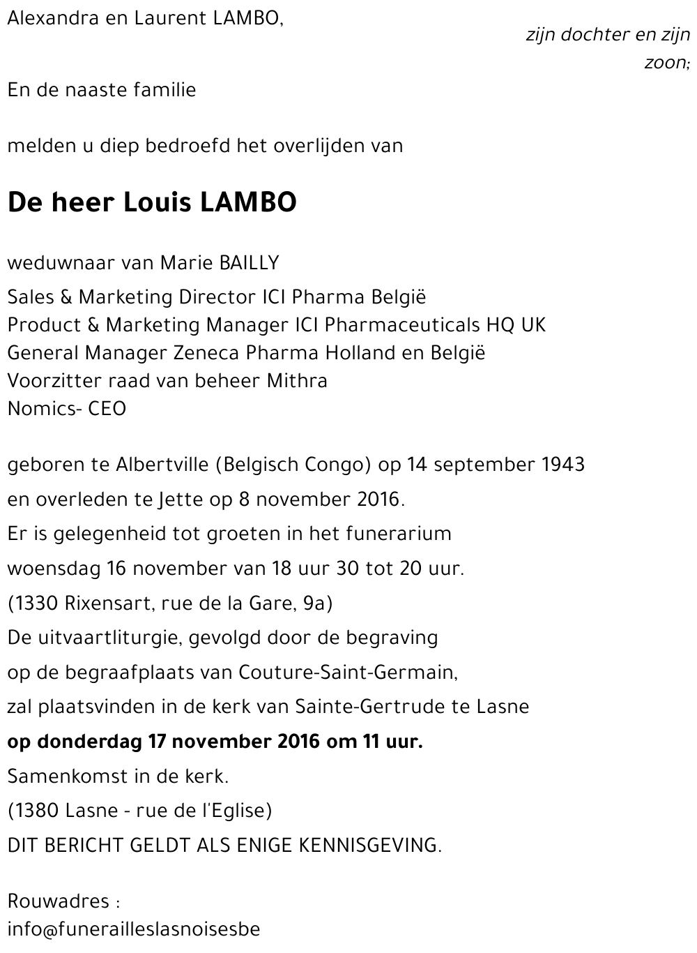 Louis LAMBO