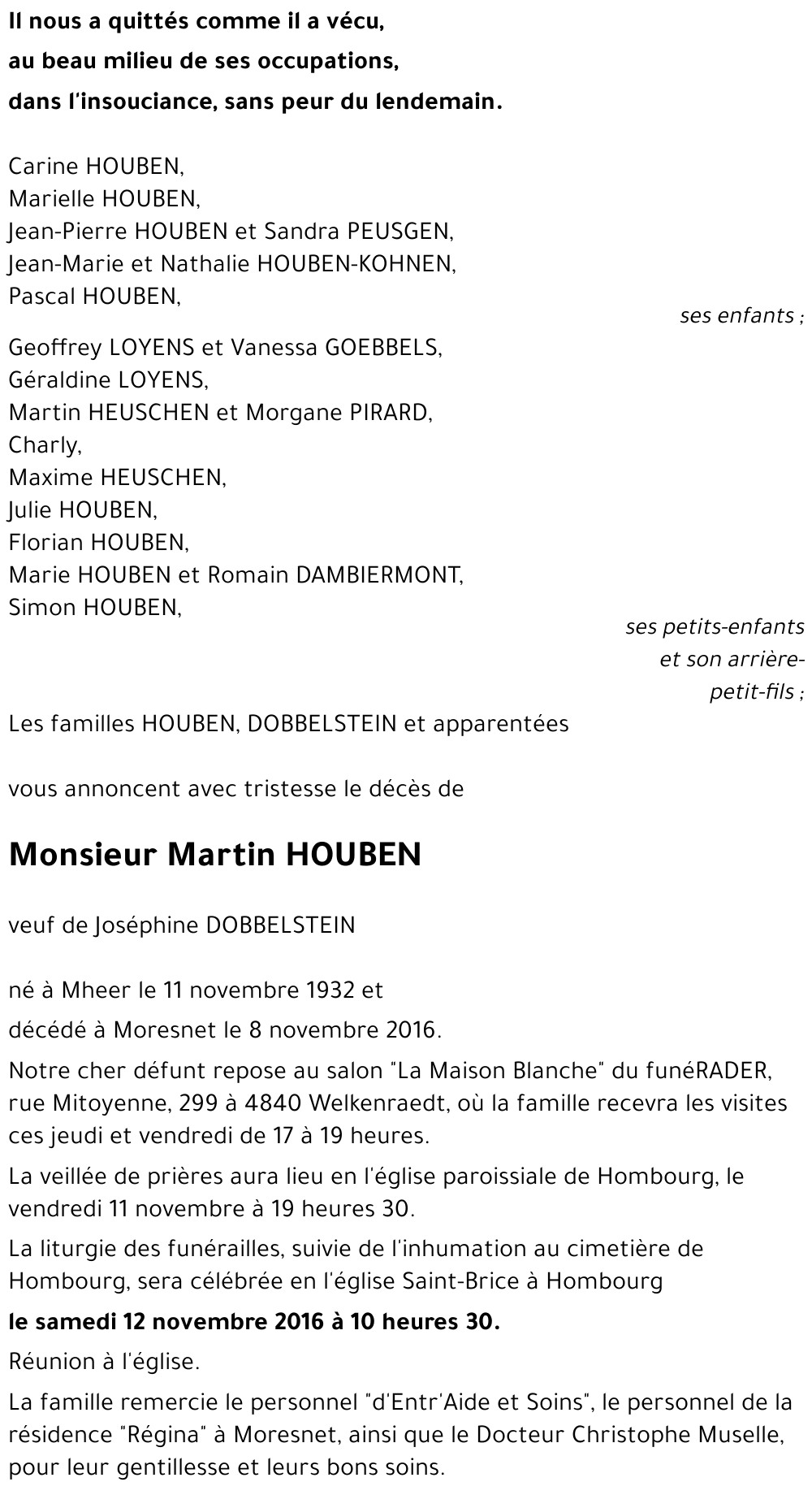 Martin HOUBEN