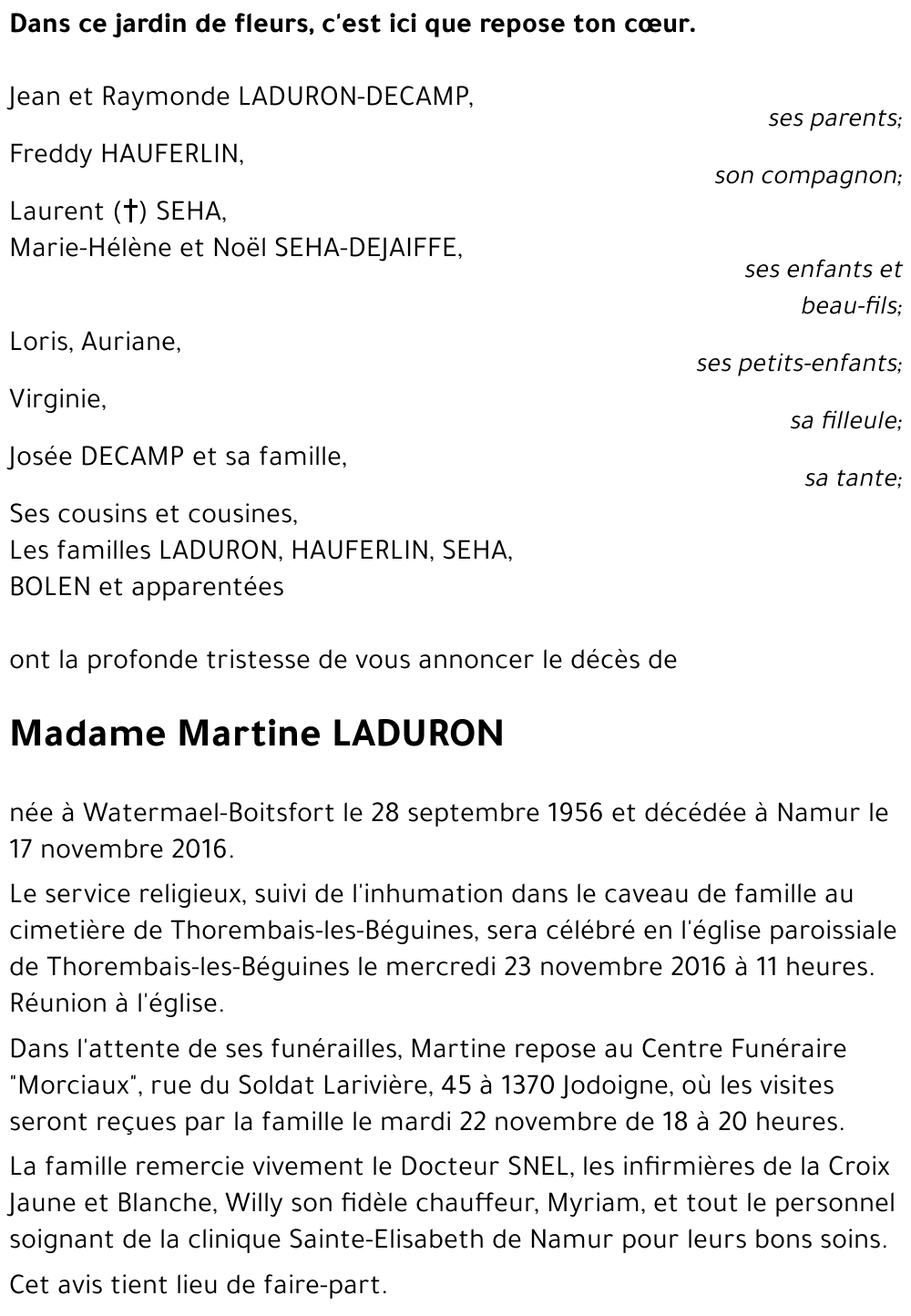 Martine LADURON