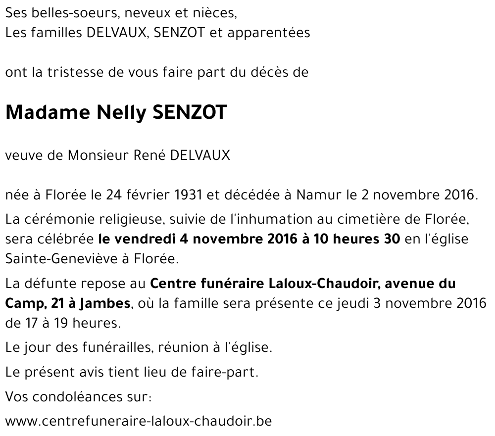 Nelly SENZOT