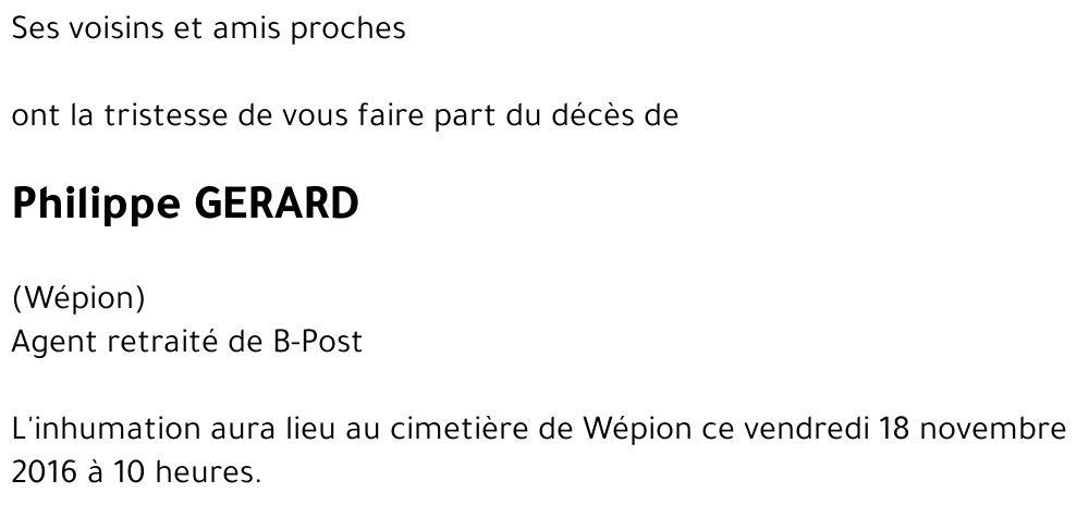 Philippe GERARD