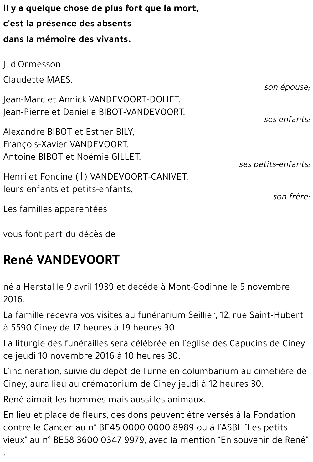 René VANDEVOORT