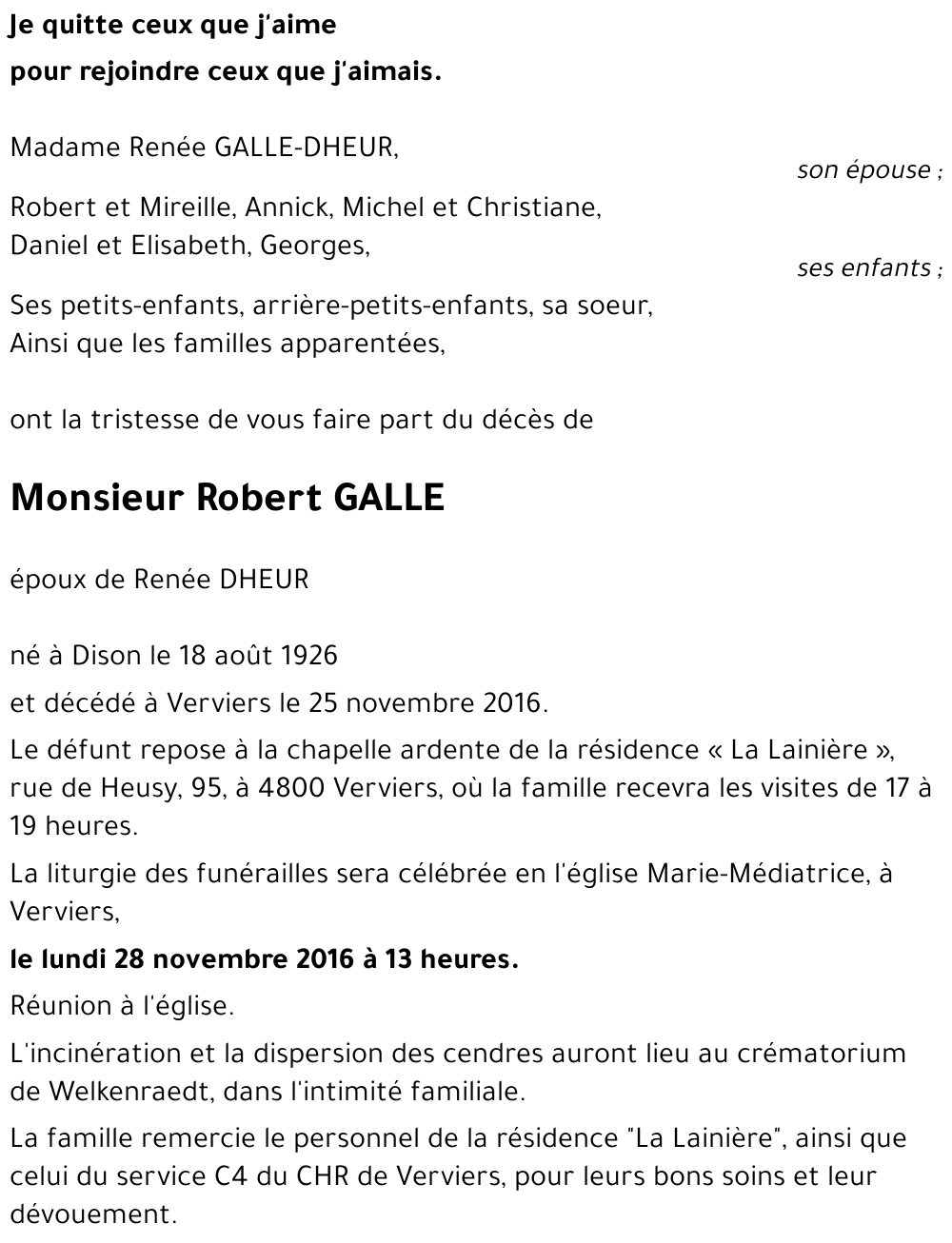 Robert GALLE