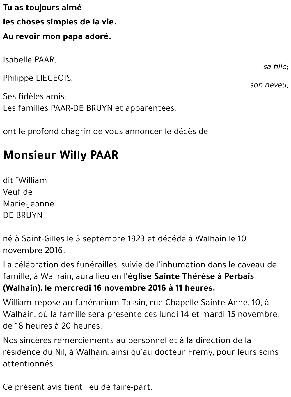 Willy PAAR