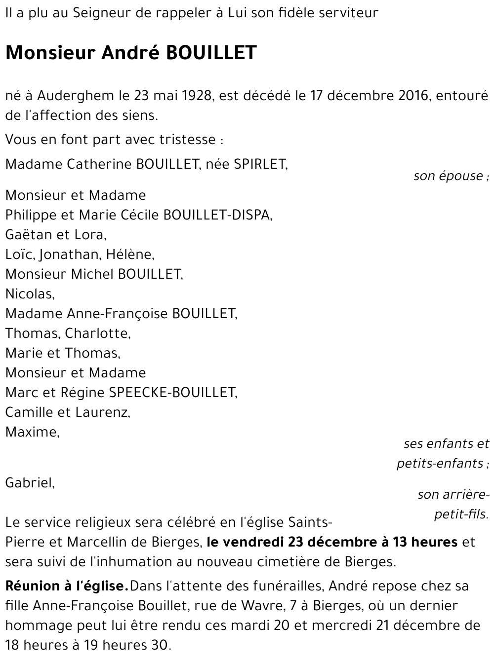 André BOUILLET
