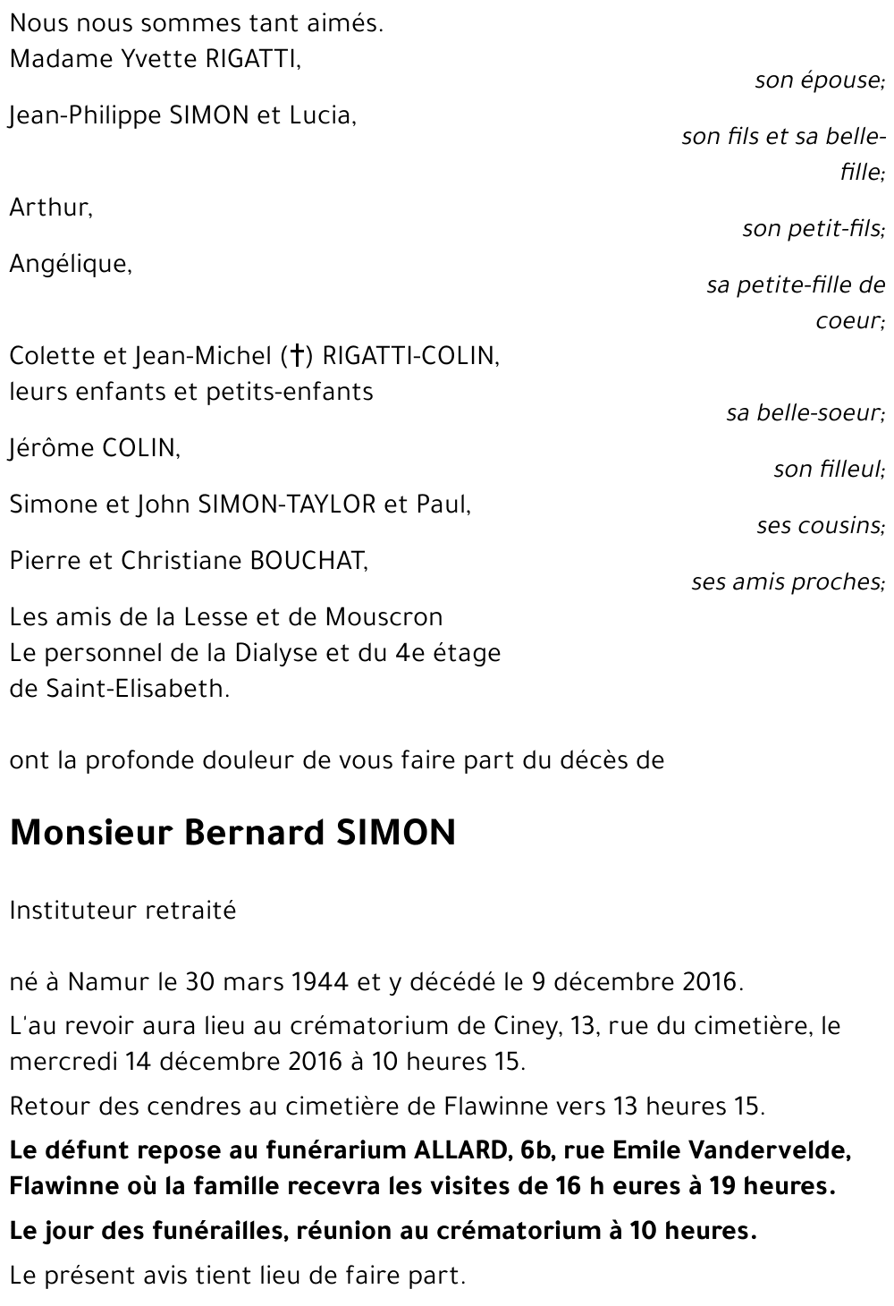 Bernard SIMON