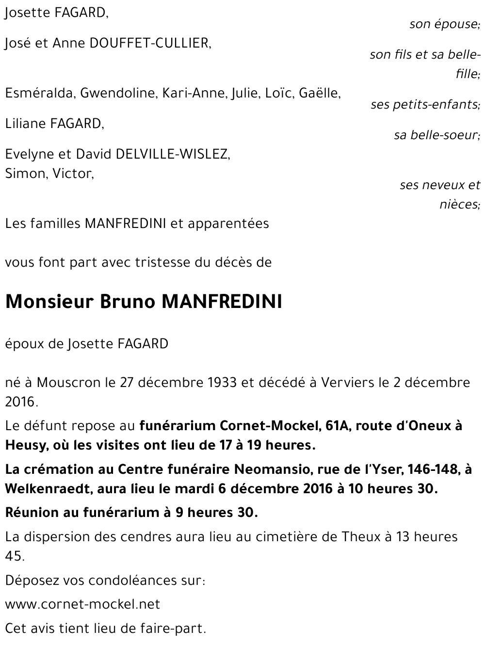 Bruno MANFREDINI