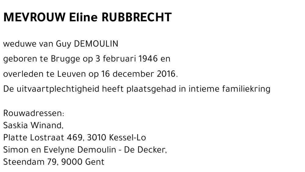 Eline Rubbrecht