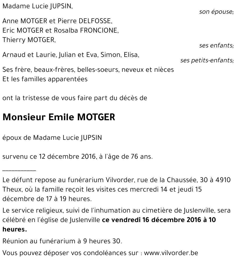 Emile MOTGER