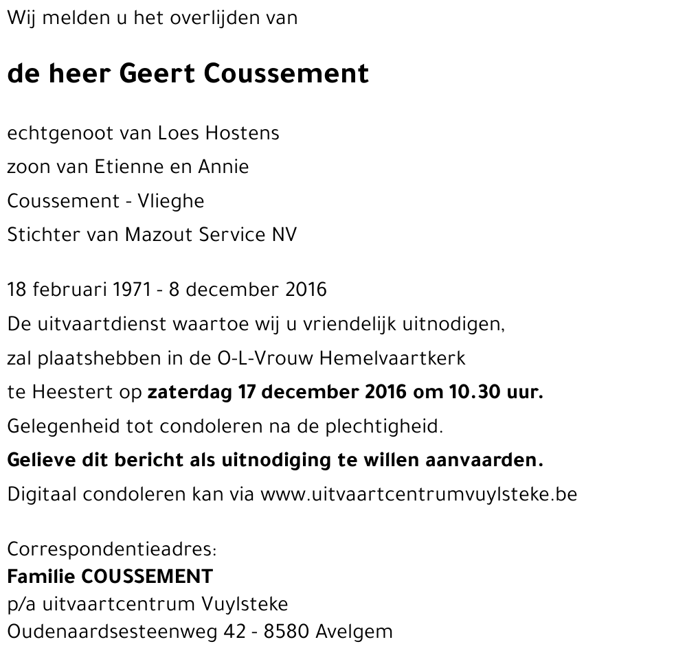 Geert Coussement