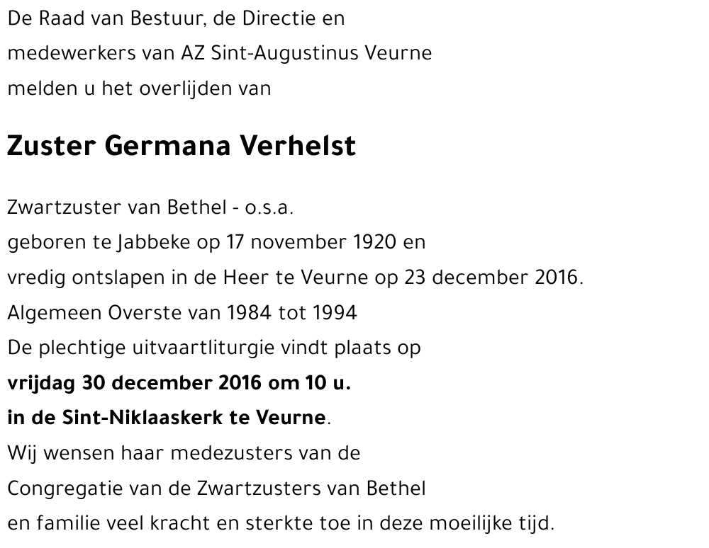 Germana Verhelst