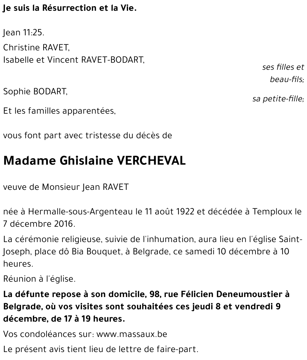 Ghislaine VERCHEVAL