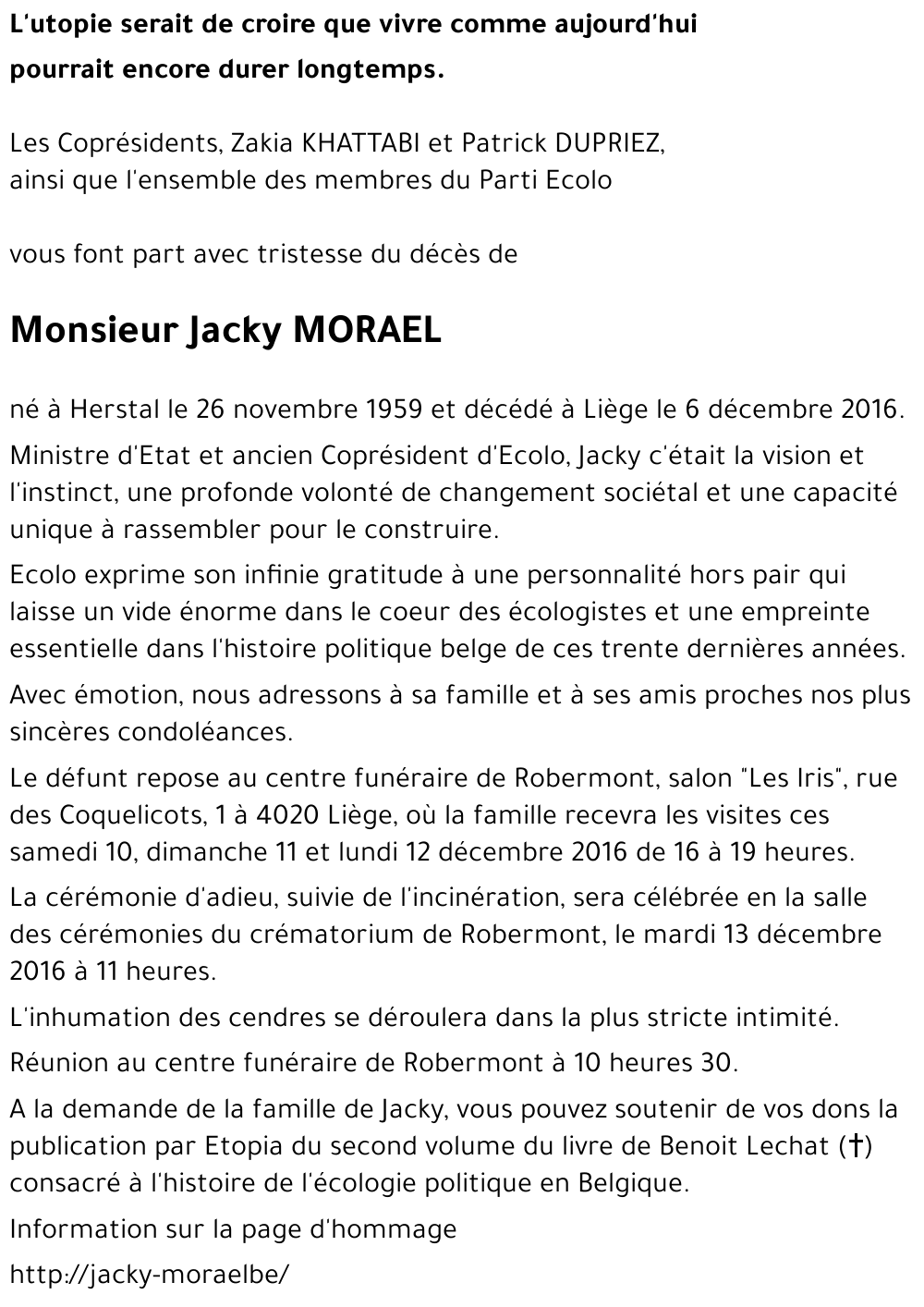 Jacky MORAEL