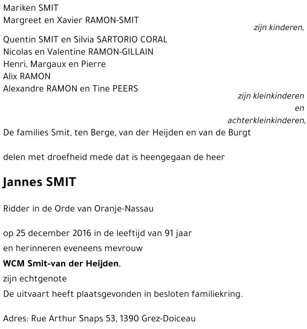 Jannes SMIT