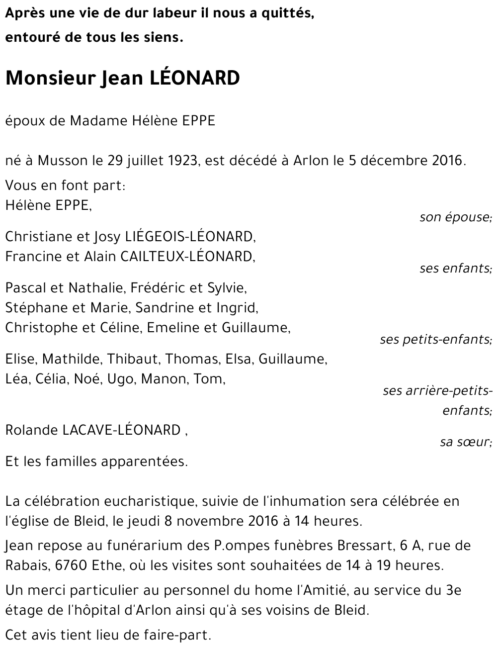 Jean LÉONARD 