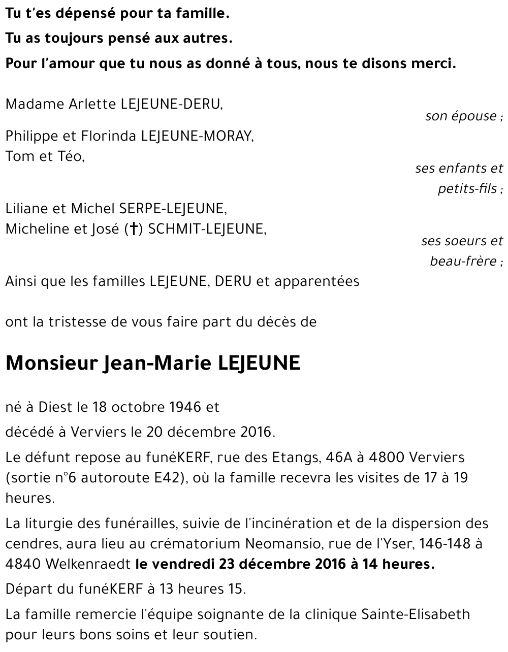 Jean-Marie LEJEUNE