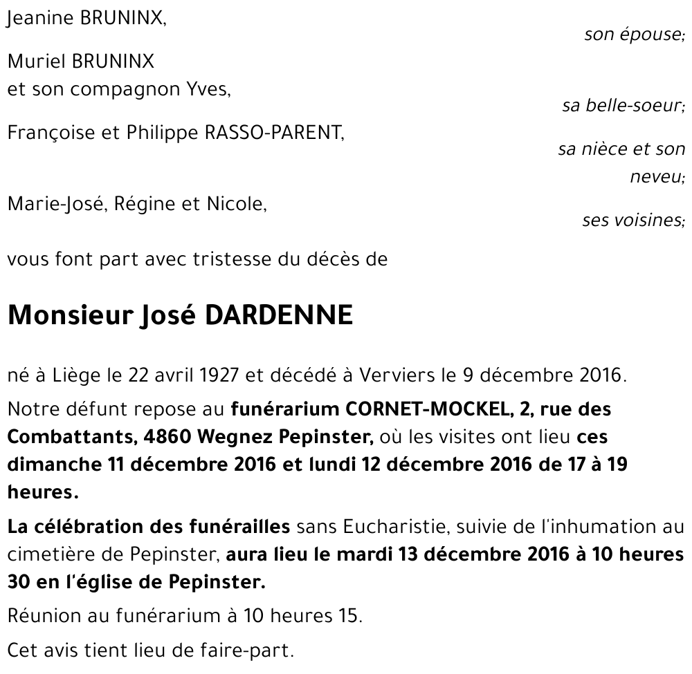 José DARDENNE