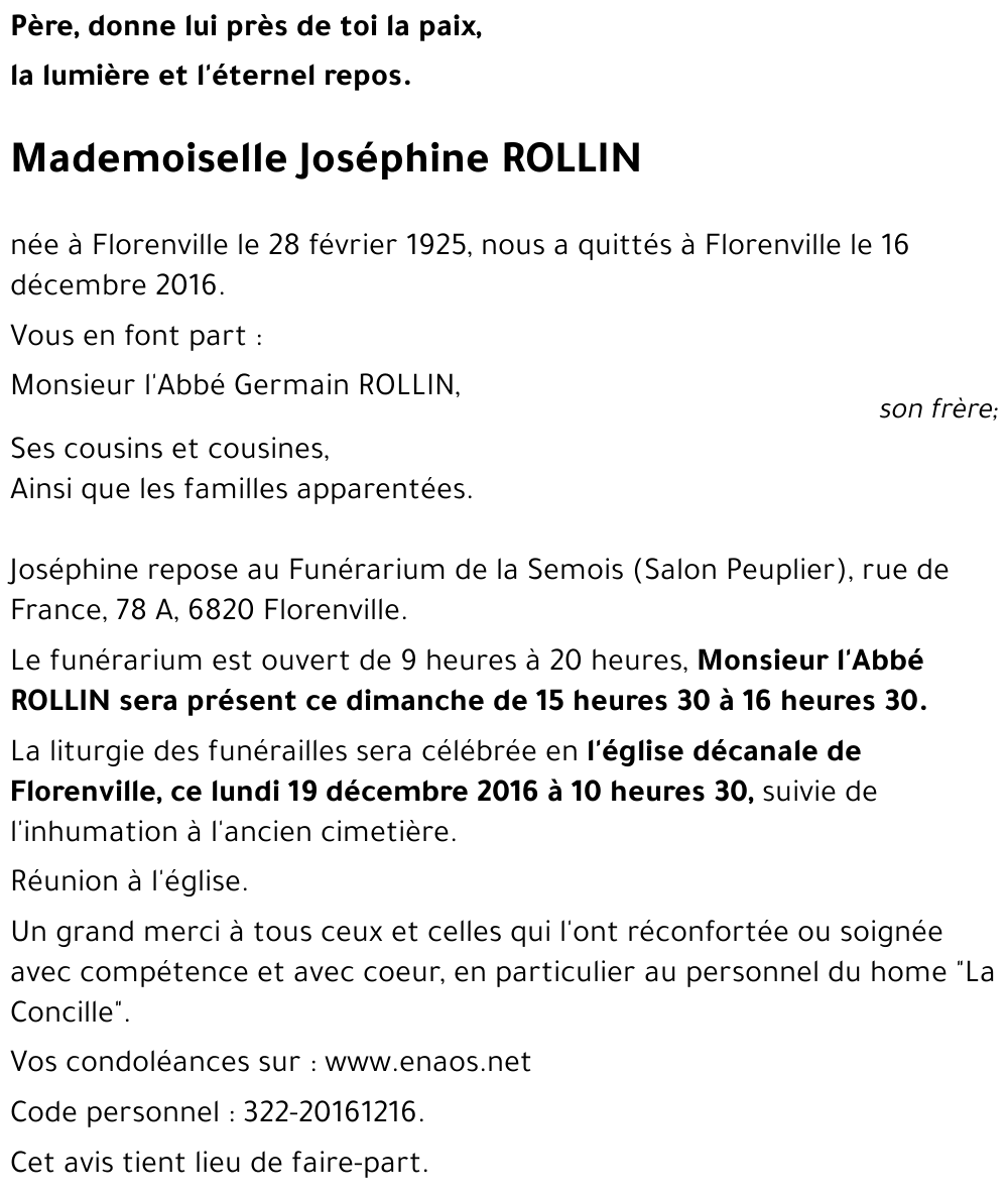Joséphine ROLLIN