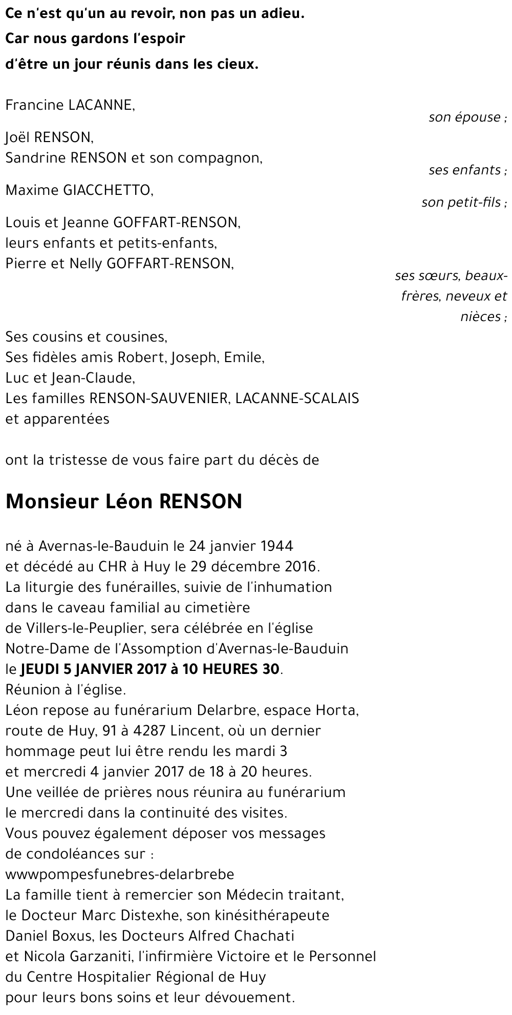 Léon RENSON