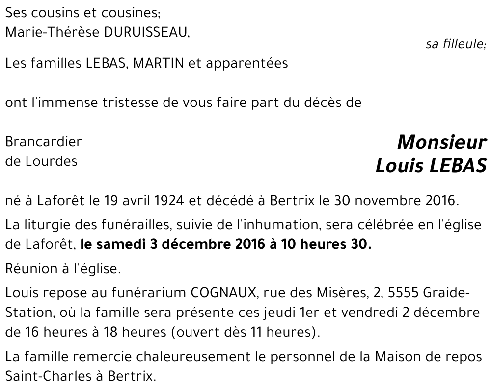 Louis LEBAS