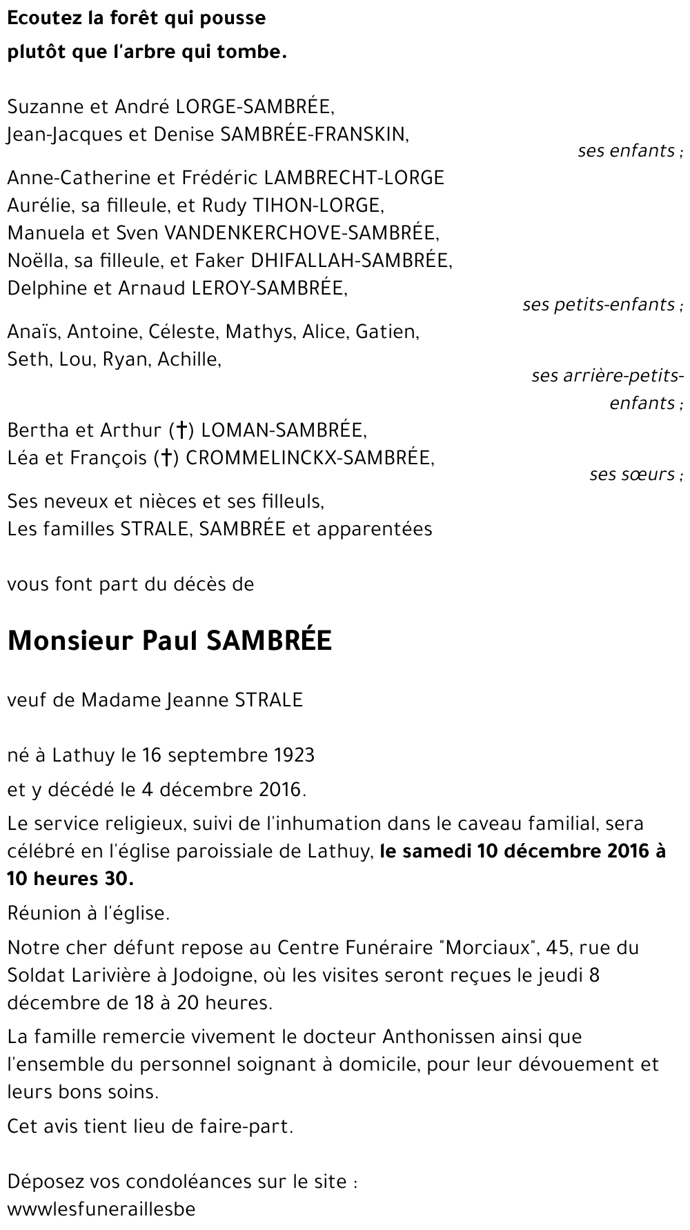 Paul SAMBRÉE