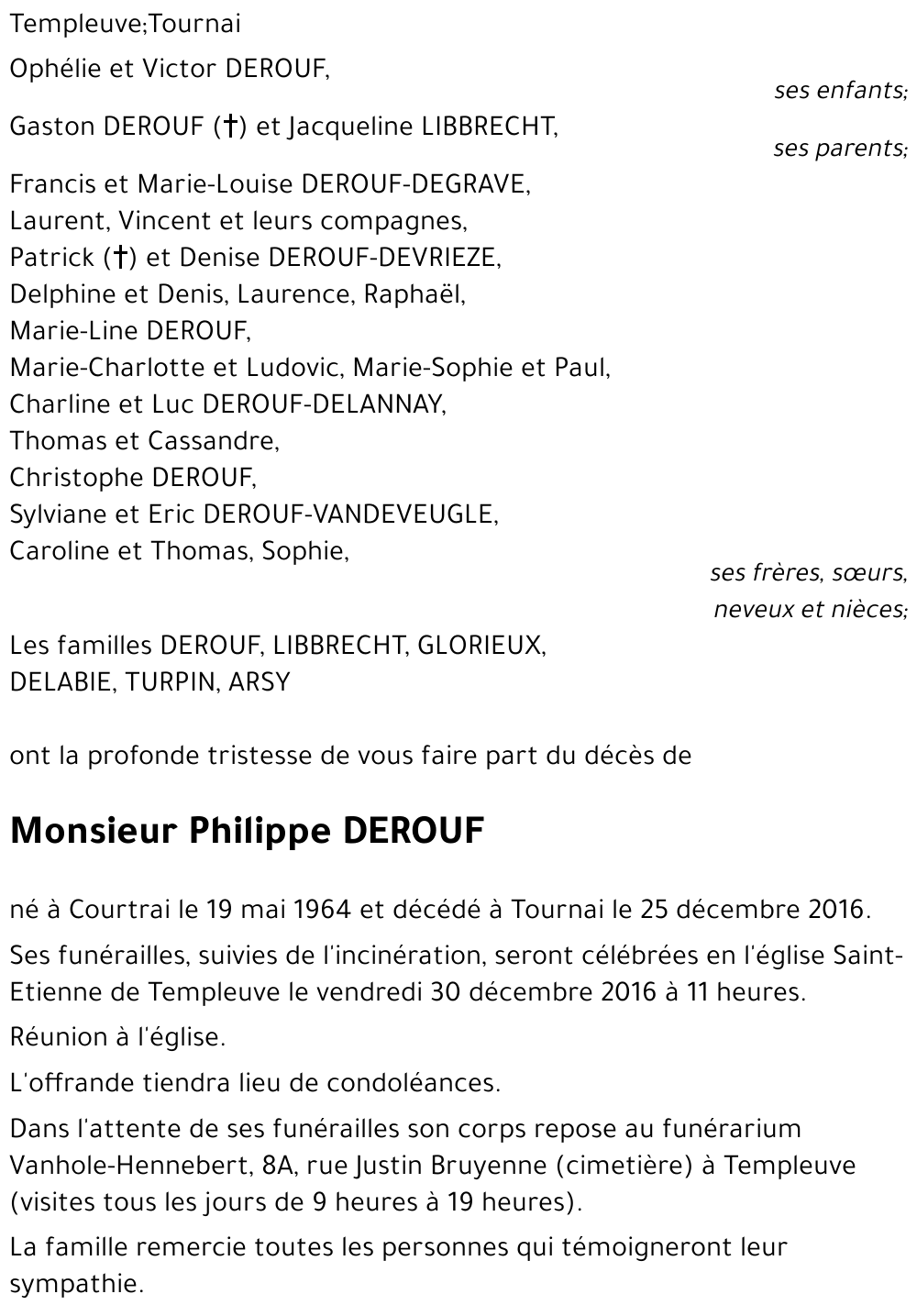 Philippe DEROUF