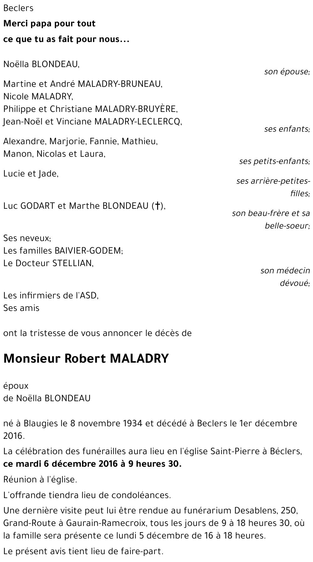 Robert MALADRY