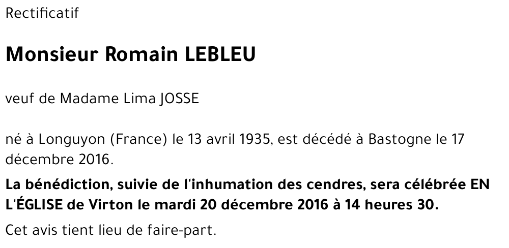 Romain LEBLEU 