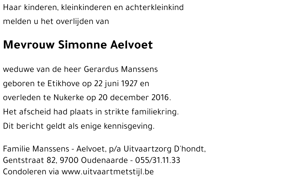 Simonne Aelvoet