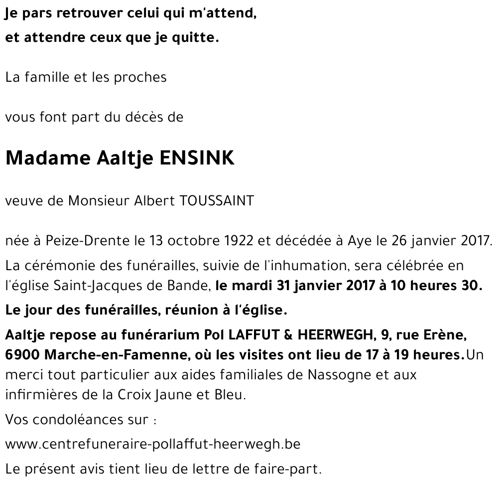 Aaltje ENSINK