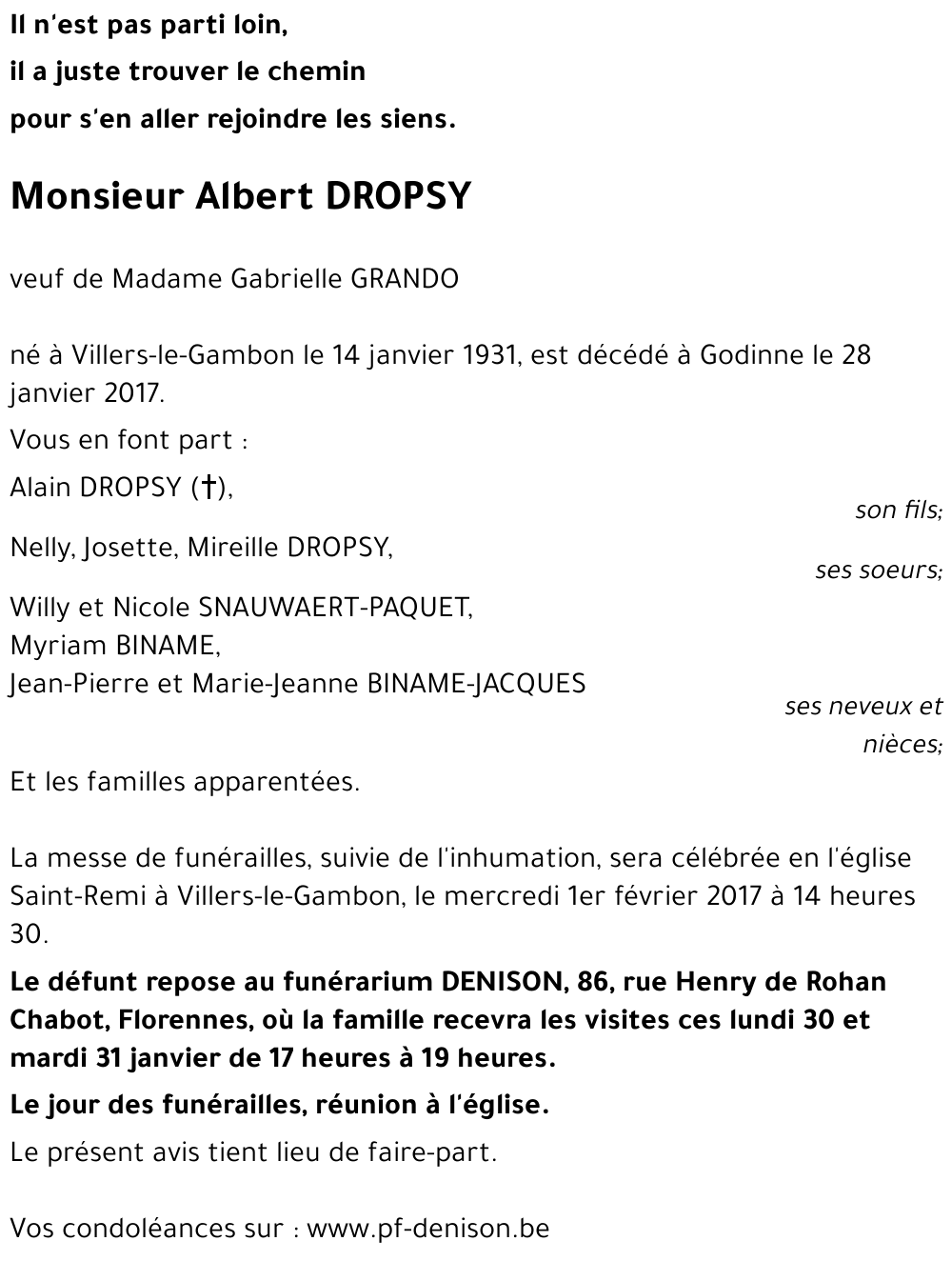 Albert DROPSY