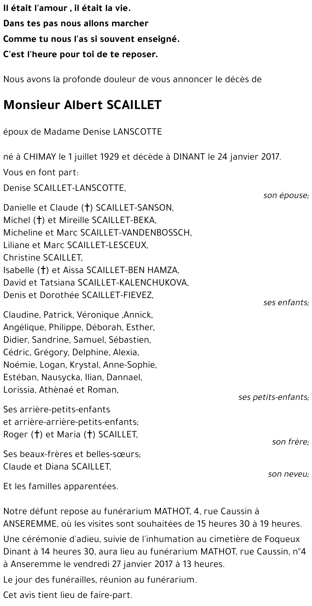 albert SCAILLET