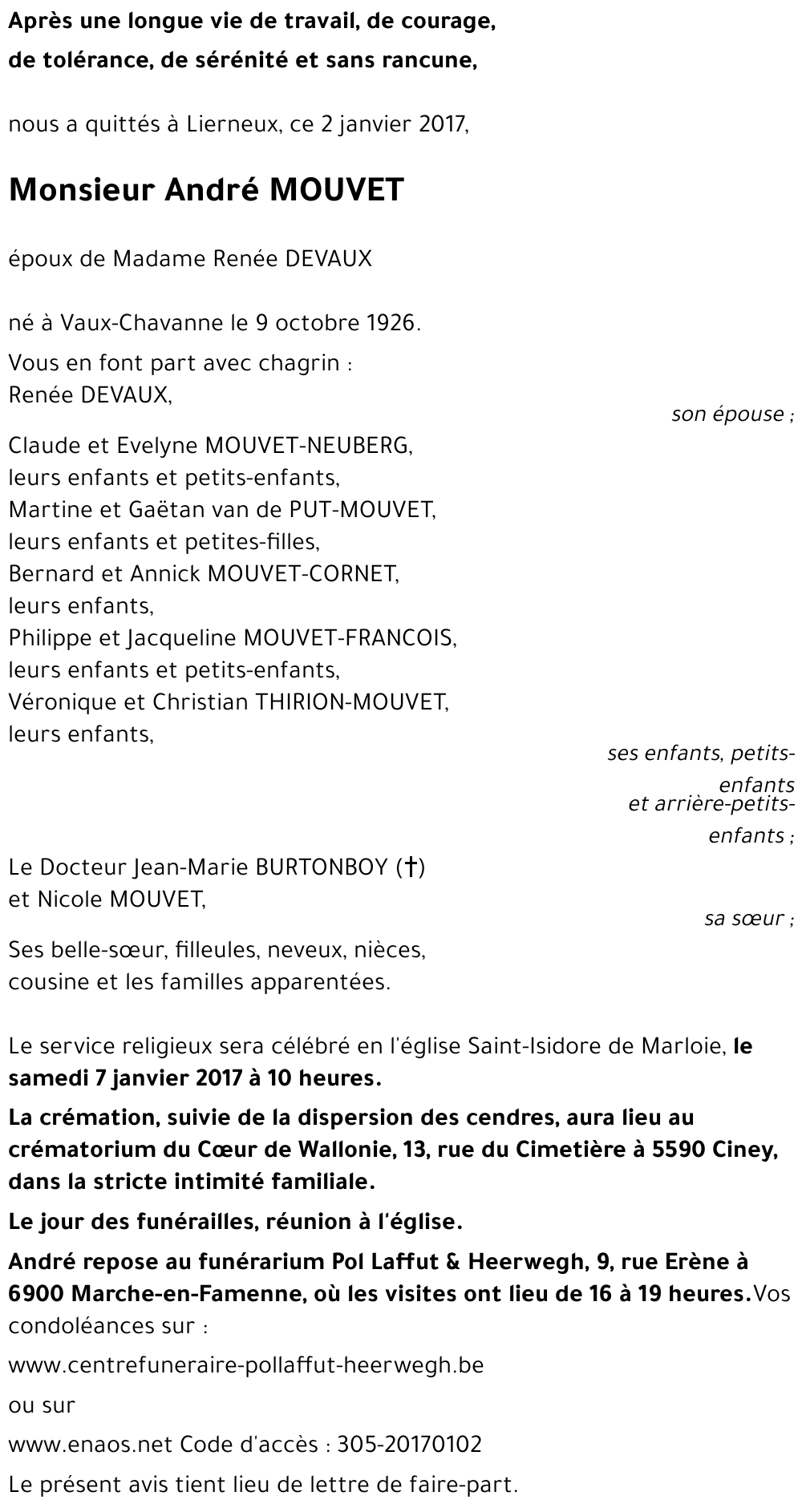 André MOUVET