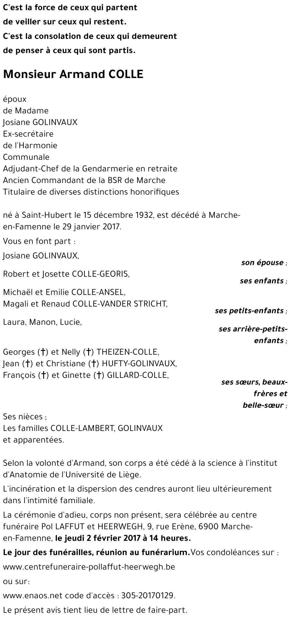 Armand COLLE