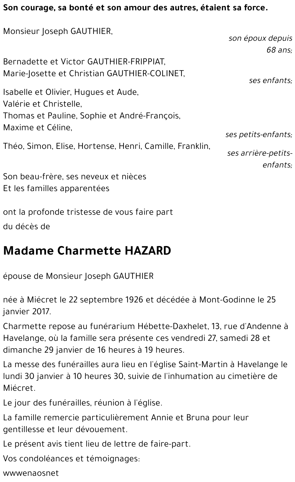 Charmette HAZARD