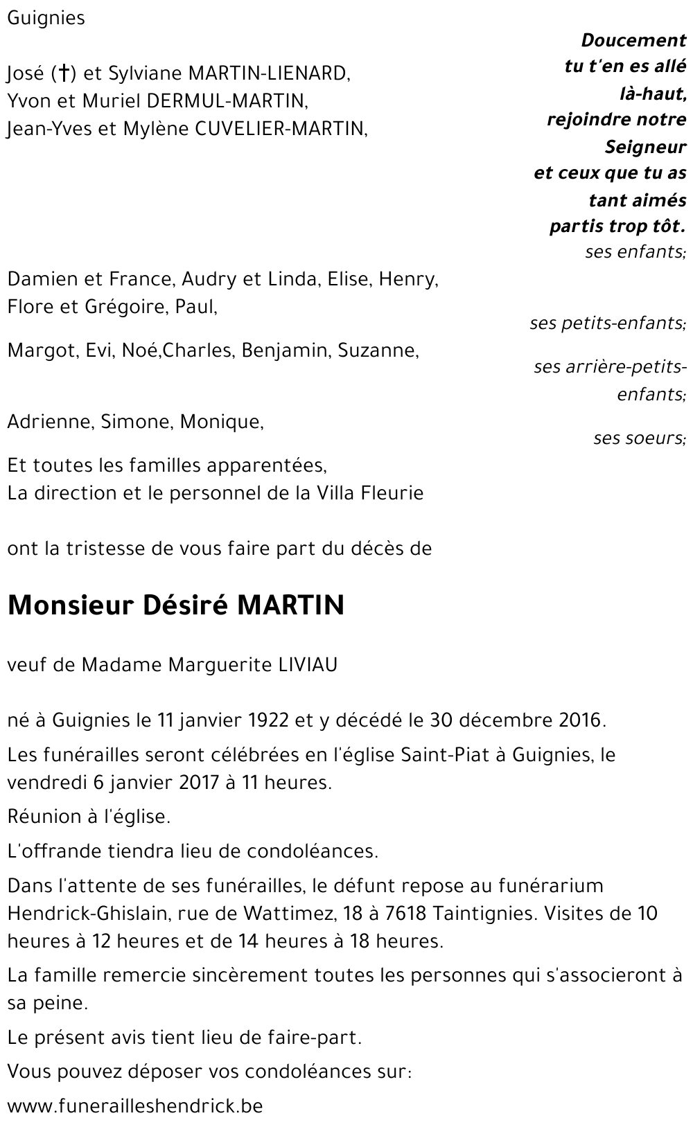 Désiré MARTIN