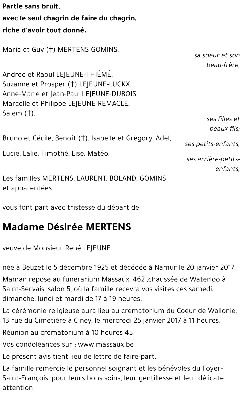 Désirée MERTENS
