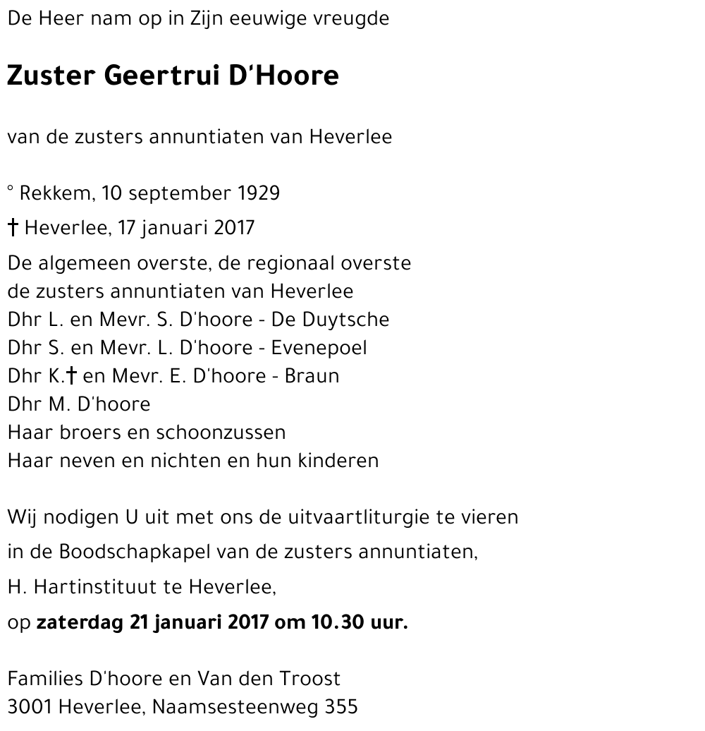 Geertrui D'Hoore